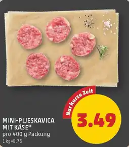 PENNY Mini-pljeskavica mit käse Angebot