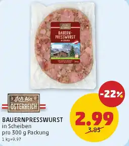 PENNY Bauernpresswurst Angebot