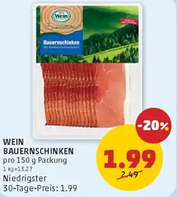 PENNY Wein bauernschinken Angebot
