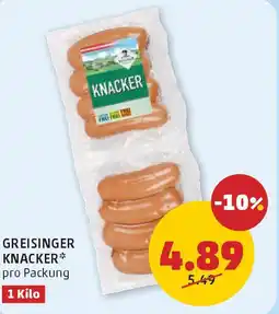 PENNY Greisinger knacker Angebot