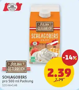 PENNY Schlagobers Angebot