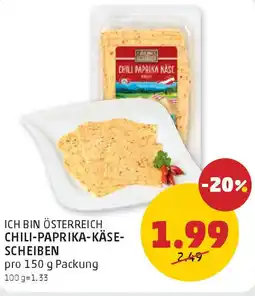 PENNY Ich bin österreich chili-paprika-käsescheiben Angebot