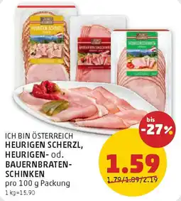 PENNY Heurigen scherzl, heurigen- od. bauernbraten schinken Angebot