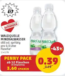 PENNY Waldquelle mineralwasser Angebot