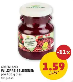 PENNY Greenland wildpreiselbeeren Angebot