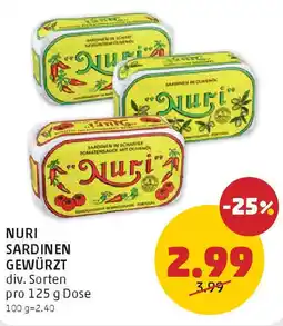 PENNY Nuri sardinen gewürzt Angebot