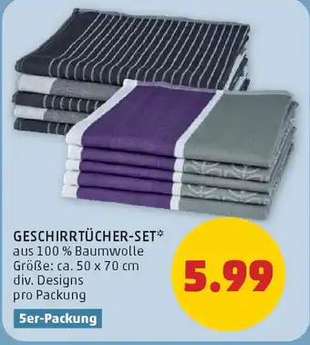 PENNY Geschirrtücher set Angebot