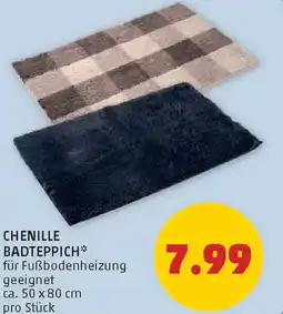 PENNY Chenille badteppich Angebot