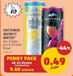 PENNY Gasteiner invinity water Angebot