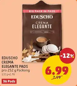 PENNY Eduscho crema egante pads Angebot
