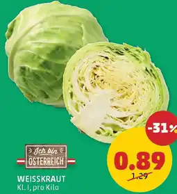 PENNY Weisskraut Angebot