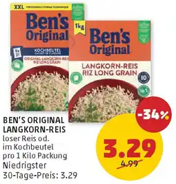 PENNY Ben's original langkorn-reis Angebot