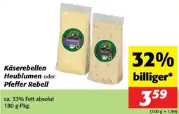 Nah&Frisch Käserebellen Heublumen oder Pfeffer Rebell Angebot