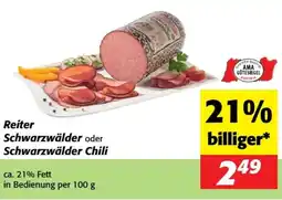 Nah&Frisch Reiter Schwarzwälder oder Schwarzwälder Chili Angebot