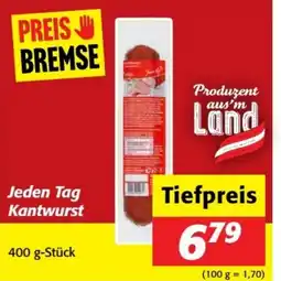 Nah&Frisch Jeden Tag Kantwurst Angebot