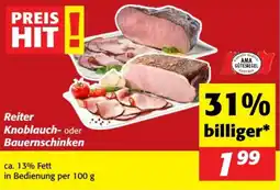 Nah&Frisch Reiter Knoblauch Bauernschinken Angebot