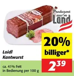 Nah&Frisch Loidl Kantwurst Angebot