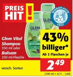 Nah&Frisch Glem Vital Shampoo Angebot