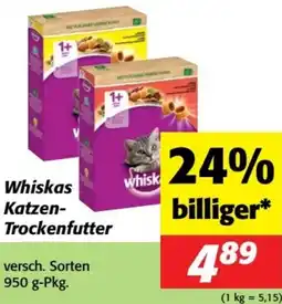 Nah&Frisch Whiskas Katzen Trockenfutter Angebot