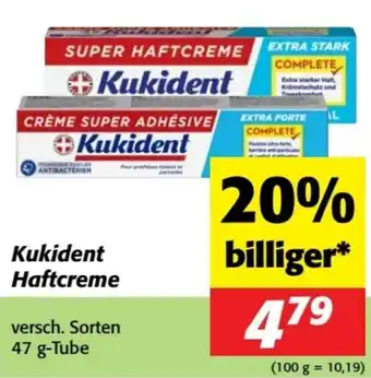 Nah&Frisch Kukident Haftcreme Angebot