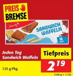 Nah&Frisch Jeden Tag Sandwich Waffeln Angebot