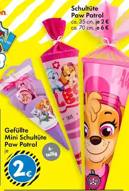 TEDi Gefüllte Mini Schultüte Paw Patrol Angebot