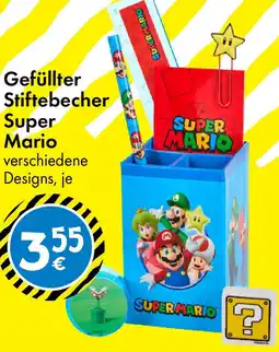 TEDi Gefüllter Stiftebecher Super Mario Angebot