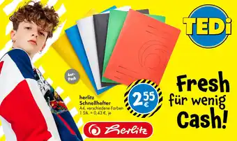 TEDi herlitz Schnellhefter Angebot