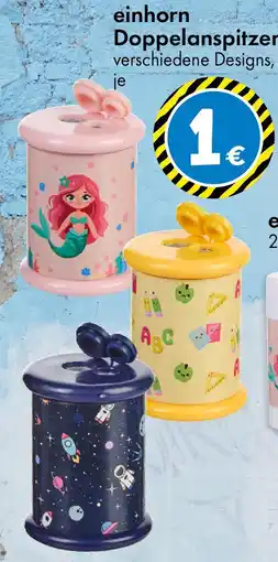 TEDi einhorn Doppelanspitzer Angebot