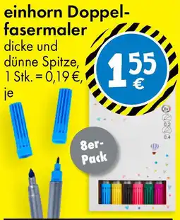 TEDi einhorn Doppel fasermaler Angebot