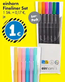 TEDi einhorn Fineliner Set Angebot