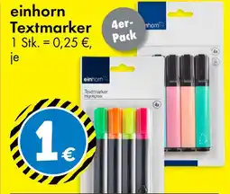 TEDi einhorn Textmarker Angebot
