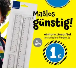 TEDi einhorn Lineal Set Angebot