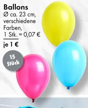 TEDi Ballons Angebot