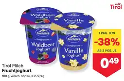 MPreis Tirol Milch Fruchtjoghurt Angebot