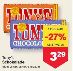 MPreis Tony's Schokolade Angebot