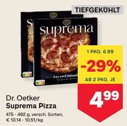 MPreis Dr. Oetker Suprema Pizza Angebot