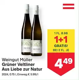 MPreis Weingut Müller Grüner Veltliner Aus Liebe zur Natur Angebot