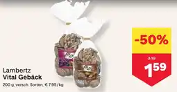MPreis Lambertz Vital Gebäck Angebot