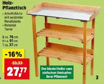 Thomas Philipps Holz Pflanztisch Angebot