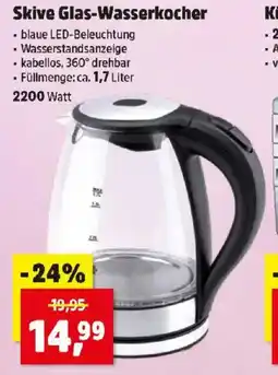 Thomas Philipps Skive Glas Wasserkocher Angebot