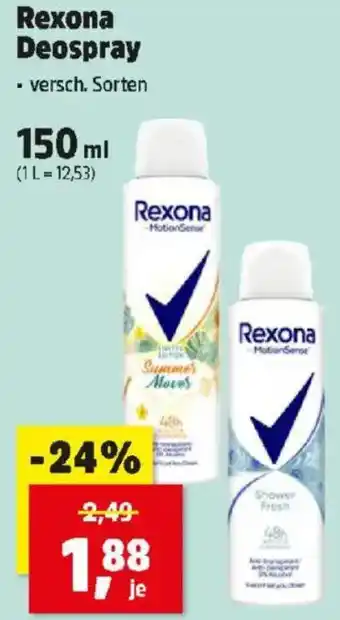 Thomas Philipps Rexona Deospray Angebot