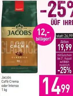Sutterlüty Jacobs Caffè Crema oder Intenso Angebot