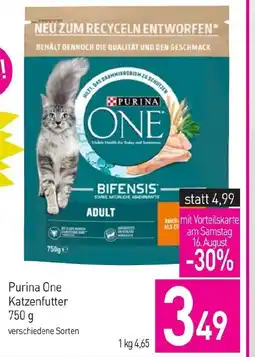Sutterlüty Purina One Katzenfutter Angebot