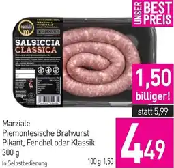 Sutterlüty Marziale Piemontesische Bratwurst Pikant, Fenchel oder Klassik Angebot