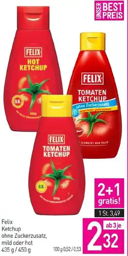 Sutterlüty Felix Ketchup ohne Zuckerzusatz Angebot