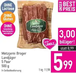 Sutterlüty Metzgerei Broger Landjäger Angebot