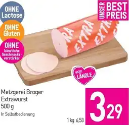 Sutterlüty Metzgerei Broger Extrawurst Angebot