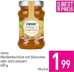 Sutterlüty clever Marillenkonfitüre mit Stückchen oder extra passiert Angebot