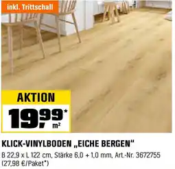 OBI Klick-vinylboden „eiche bergen Angebot